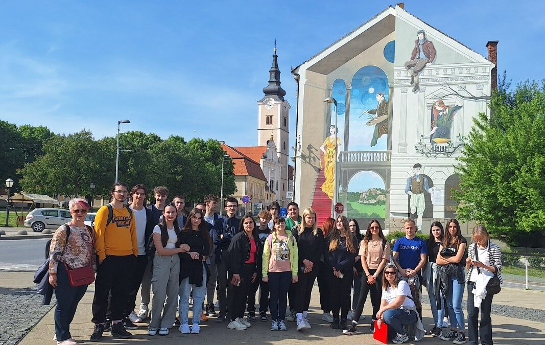 Gimnazijalci na izletu u Križevcima